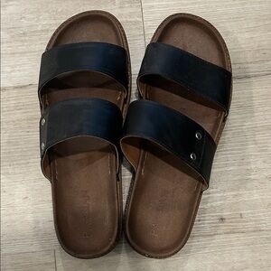 Parisian Works Black Sandals Size 9